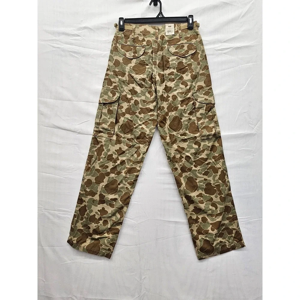 Levis XX‎ Cargo Baggy Pants Mens 29x32 Duck Camo Ripstop Cotton A4693-0004 NEW